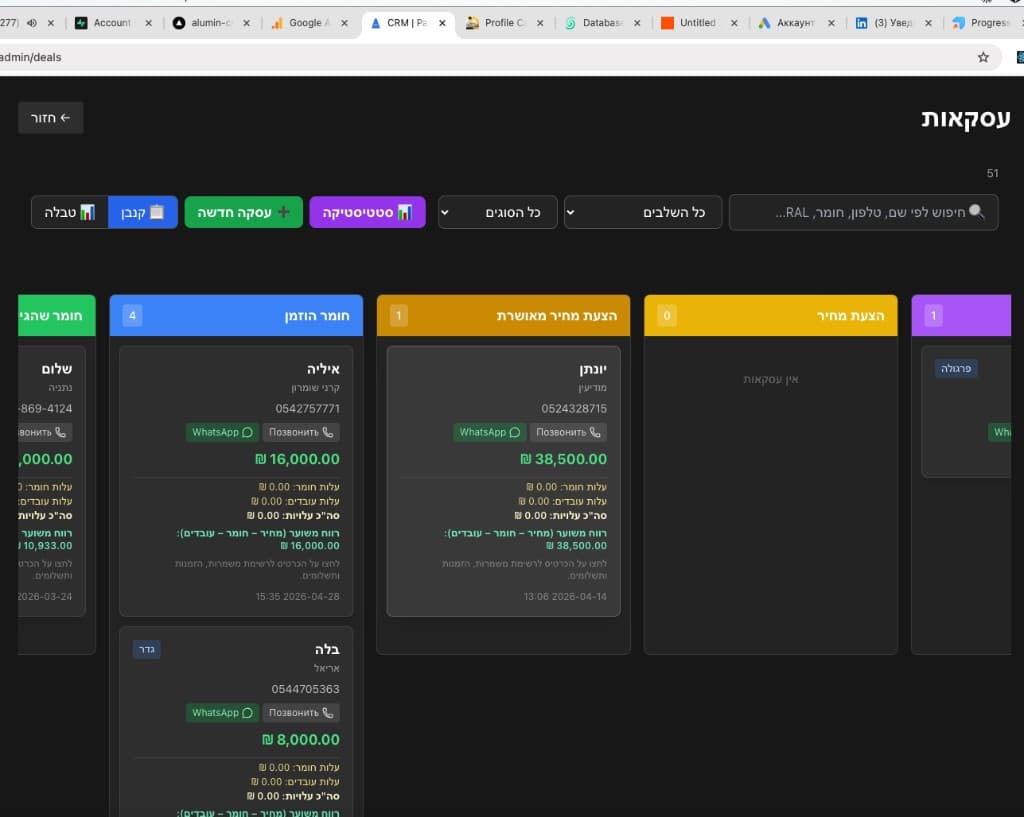 Visual Deal Pipeline